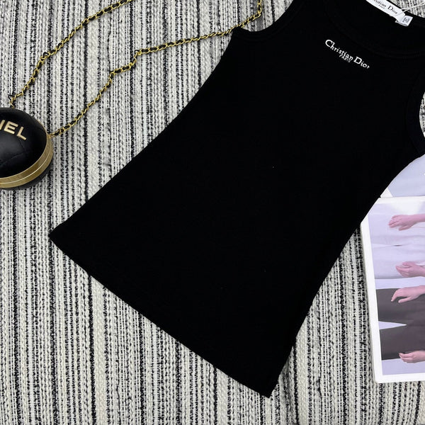 Dior 25C Tank Top Black 228436