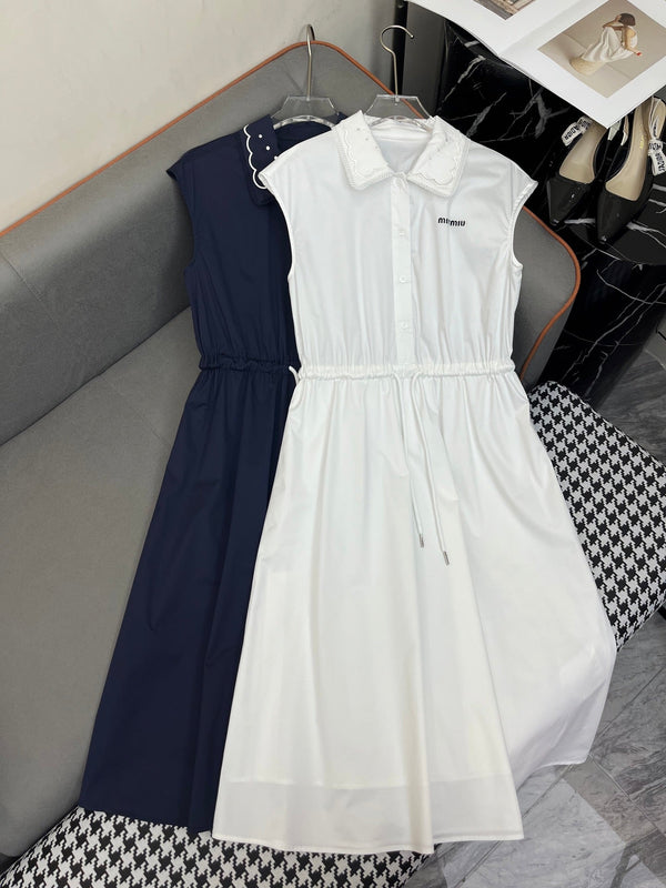 Miu 25C Poplin Dress 214507