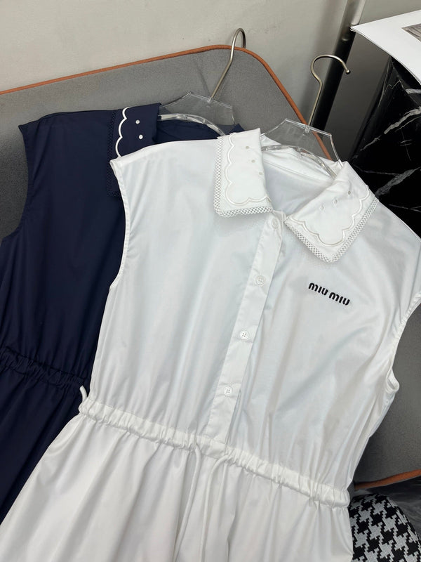 Miu 25C Poplin Dress 214507