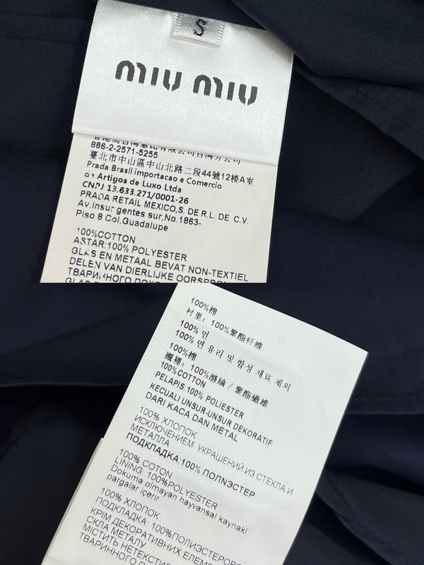 Miu 25C Poplin Dress 214507