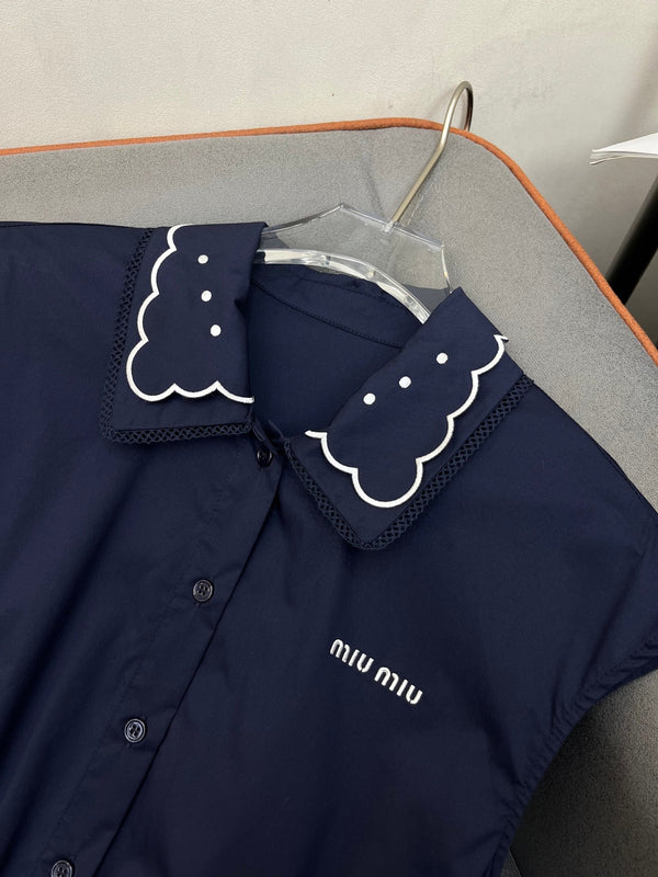 Miu 25C Poplin Dress 214507