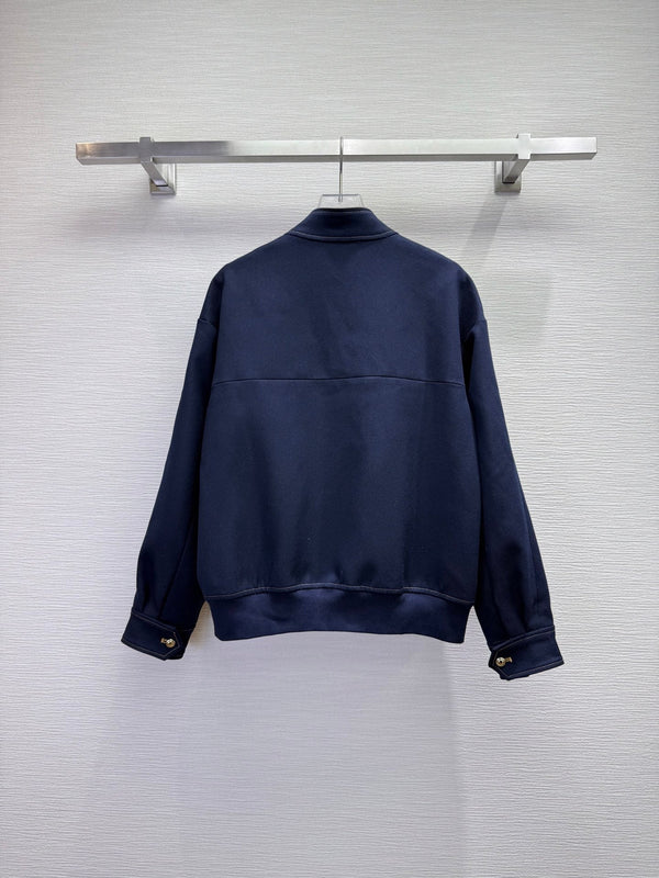 Miu Miu 25 Stand-up Collar Jacket Cotton 304185