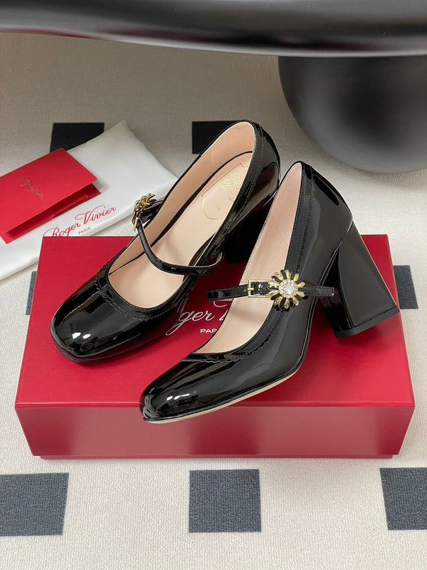 Viv 25 Mary Jane 60 Black Patent Calf Leather 247887