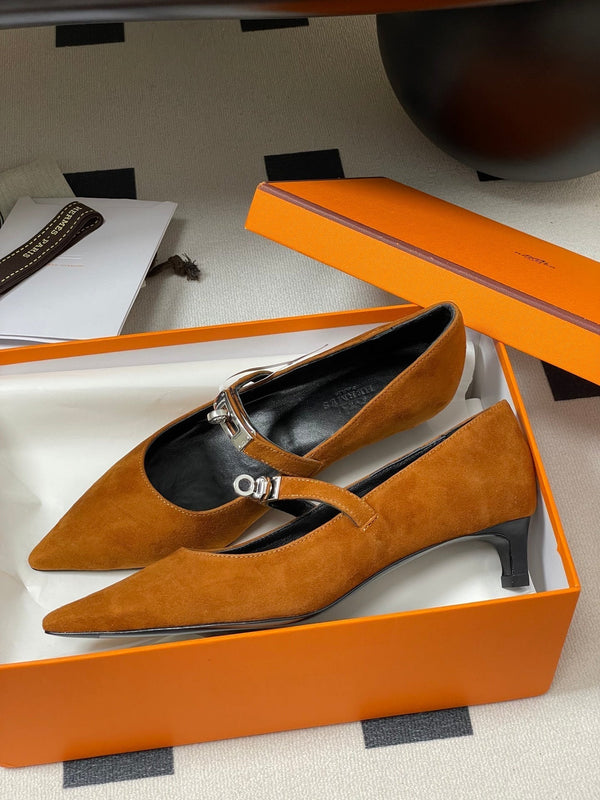 HM 25 Kiara Pumps Tawny Calfskin 319764