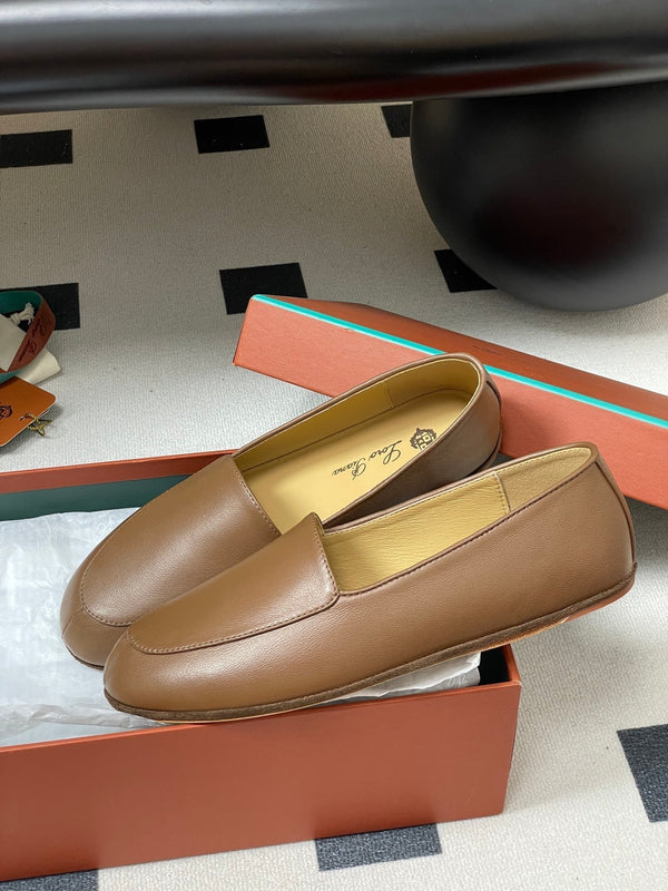 LP Anton Walk Loafers Caramel Sheepskin 474798