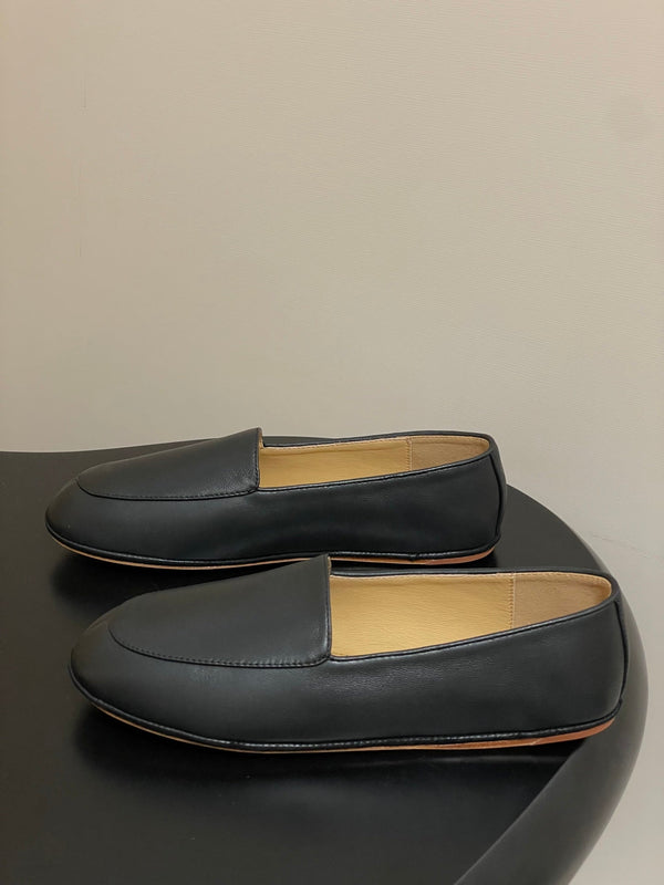 LP Anton Walk Loafers Black Sheepskin 474800