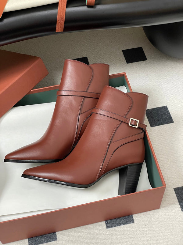 LP Felicity Ankle Boots 70mm Red Desert Cowhide 440310