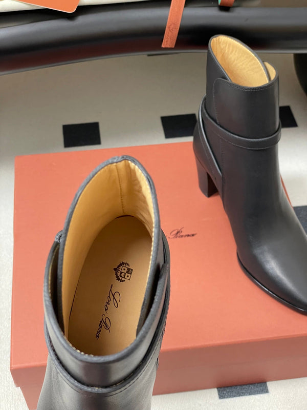 LP Felicity Ankle Boots 70mm Black Cowhide 440312