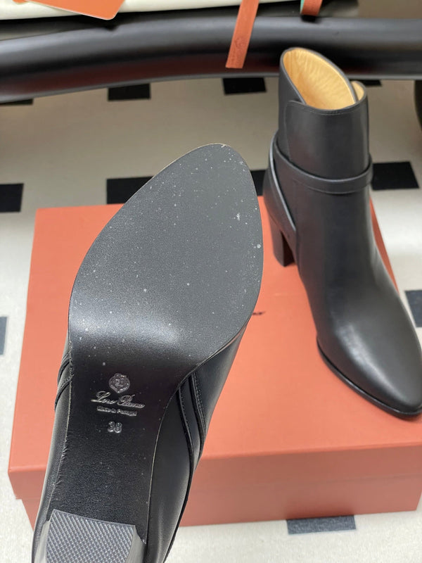 LP Felicity Ankle Boots 70mm Black Cowhide 440312