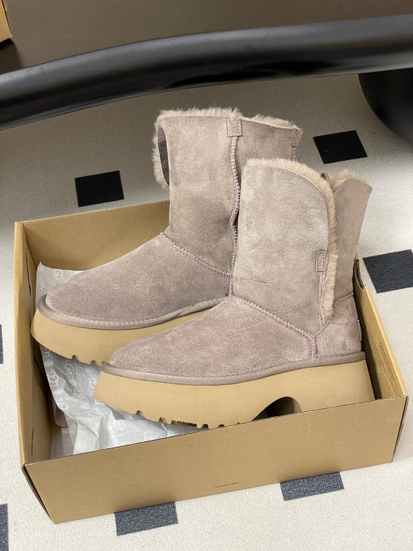 UGG Esmee Boot 70mm Taupe Wool Suede 522217
