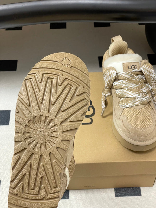 UGG Lowmel Sneaker Khaki Suede Mesh 522212