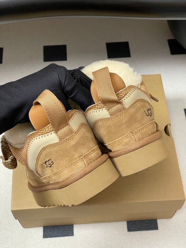 UGG Lowmel Sneaker Brown Suede Mesh 522213