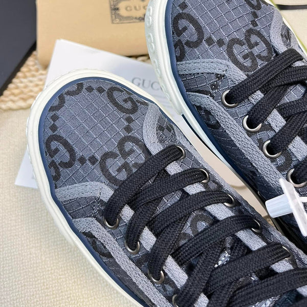 GG Tennis 1977 High Top Sneaker  Black Grey Caro