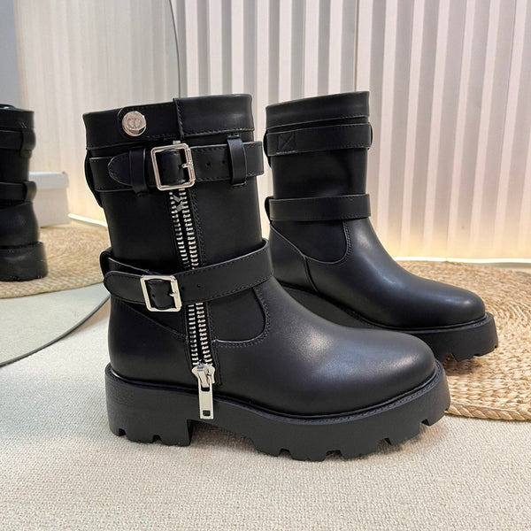 D-Major Ankle Boot 35mm In Black Calfskin 992673