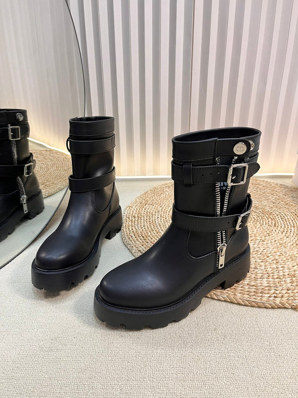 D-Major Ankle Boot 35mm In Black Calfskin 992673