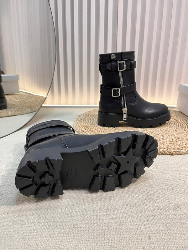 D-Major Ankle Boot 35mm In Black Calfskin 992673