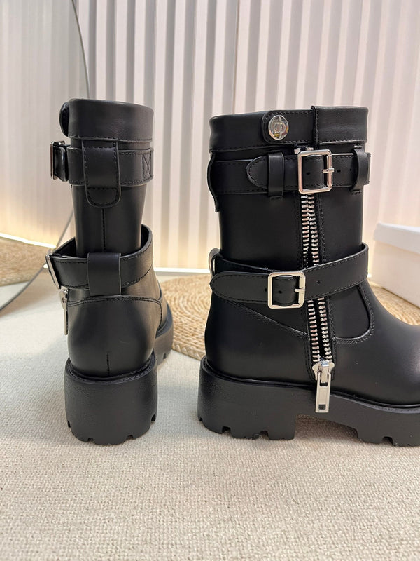 D-Major Ankle Boot 35mm In Black Calfskin 992673