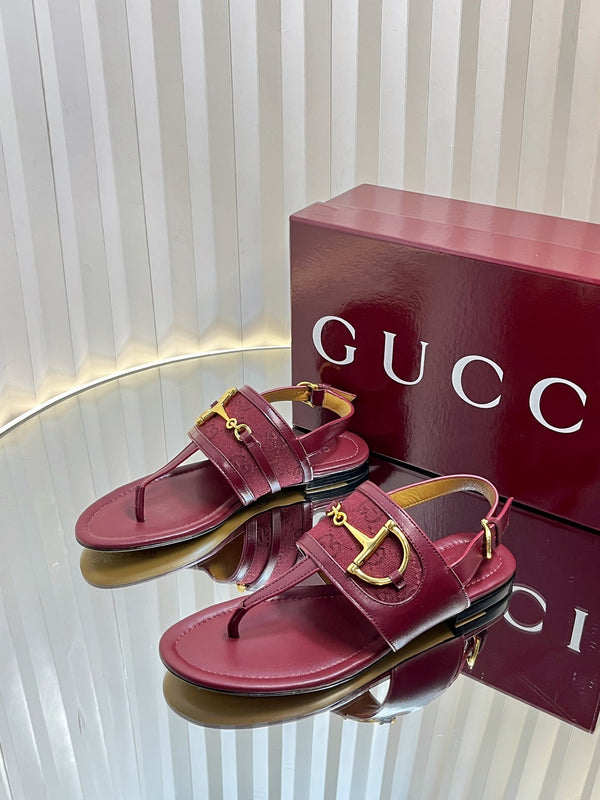 GC 25 Thong Sandal Red Canvas 294681