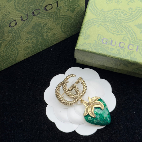 Gucci Brooch Gold 184032