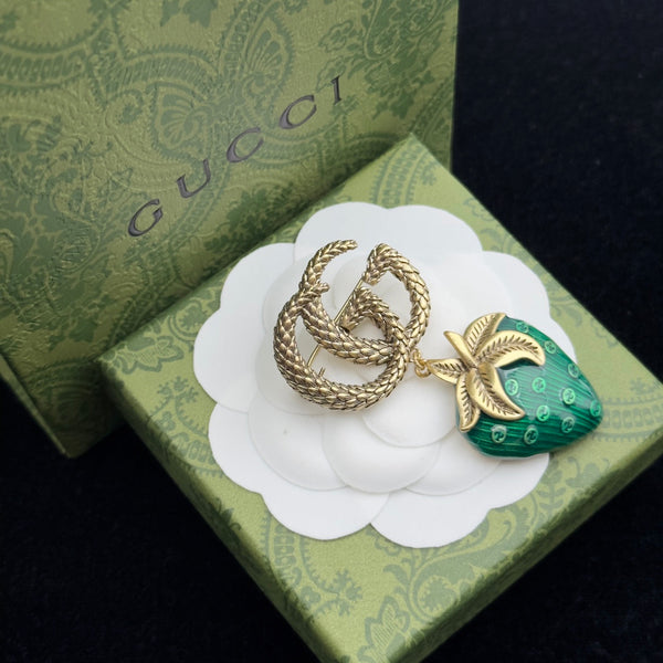 Gucci Brooch Gold 184032