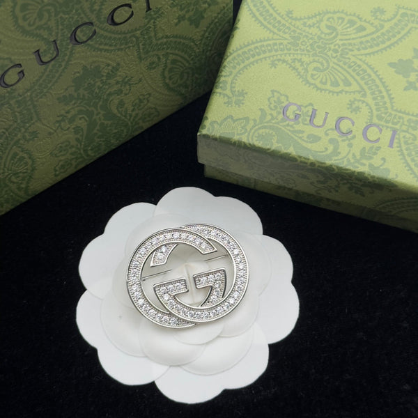 Gucci Brooch Silver 184126