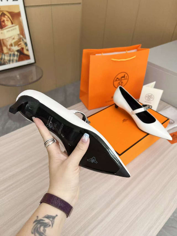 Kiara 40 pump Vitello Bianco 214051