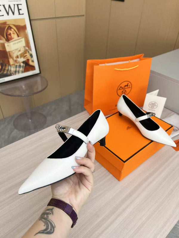 Kiara 40 pump Vitello Bianco 214051