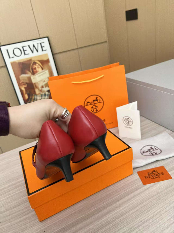 Kiara 40 pump Red Calfskin 214050