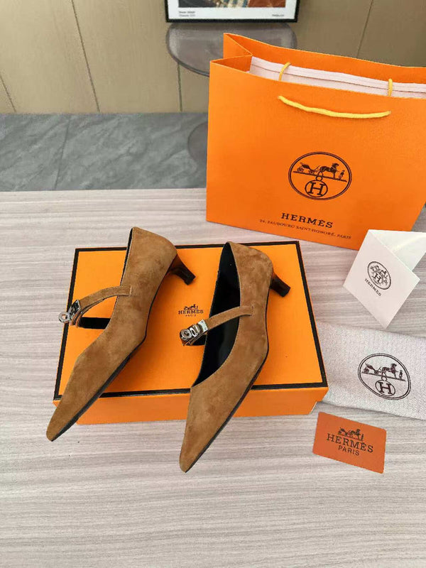 Kiara 40 pump Brown Suede 214048