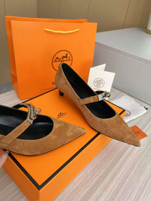 Kiara 40 pump Brown Suede 214048