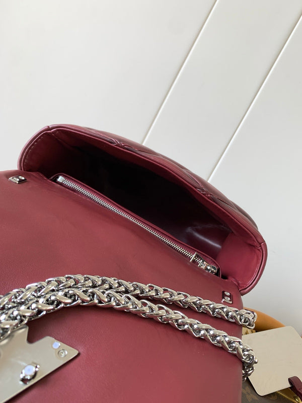 LV GO-14 MM 23cm Bordeaux Lambskin Metal HW