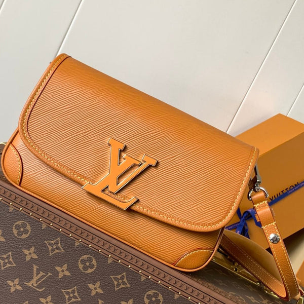 LV Buci Bag 24.5cm Brown Epi Leather 241086
