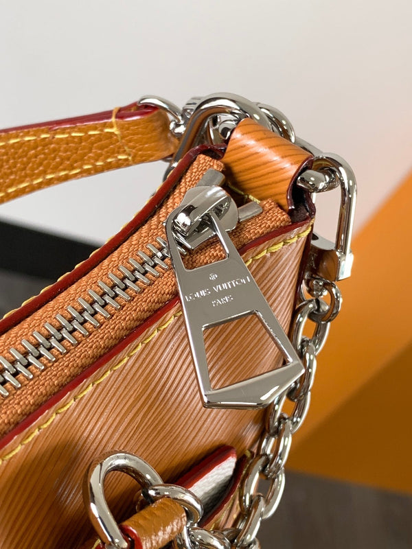 LV Marellini 19cm Caramel Epi Grain Cowhide Metal HW