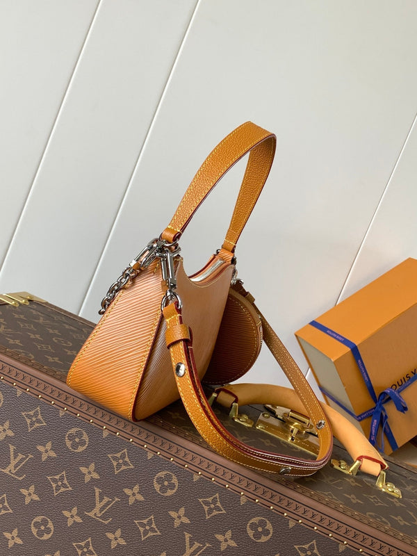 LV Marellini 19cm Caramel Epi Grain Cowhide Metal HW