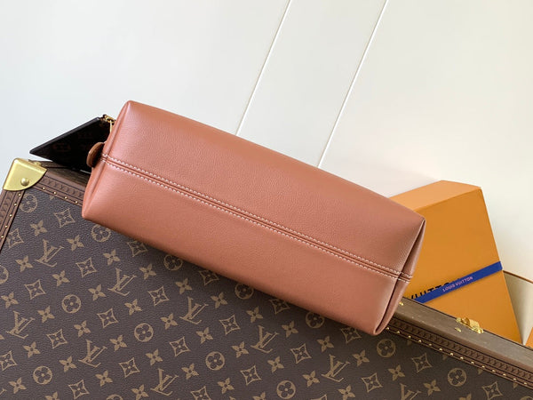 LV Low Key Messenger 30cm Cognac Brown Calfskin GHW