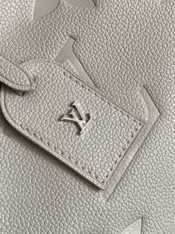 LV Carryall Bag White Monogram Empreinte Leather 251791