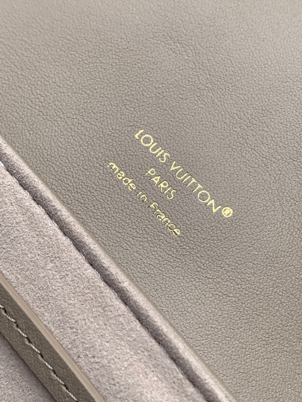 LV Coussin 26cm Backpack Khaki Gold Leather 252651