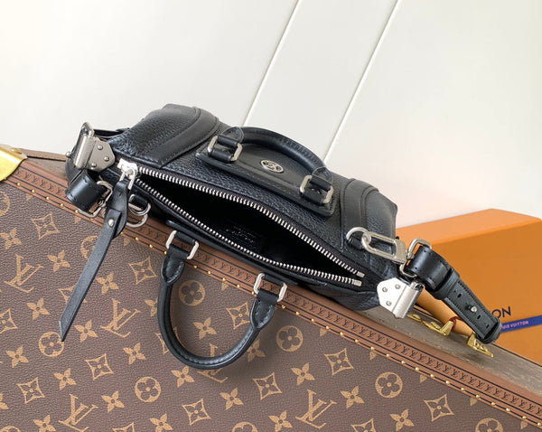 LV Nano LV Biker 23cm Black Sheepskin & Cowhide Metal