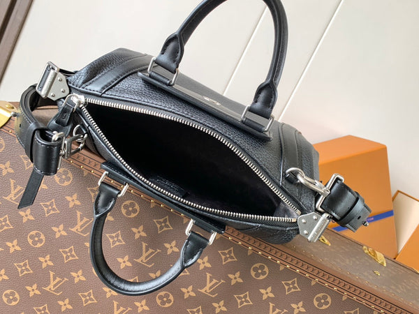 LV Nano LV Biker 30cm Black Sheepskin & Cowhide Metal