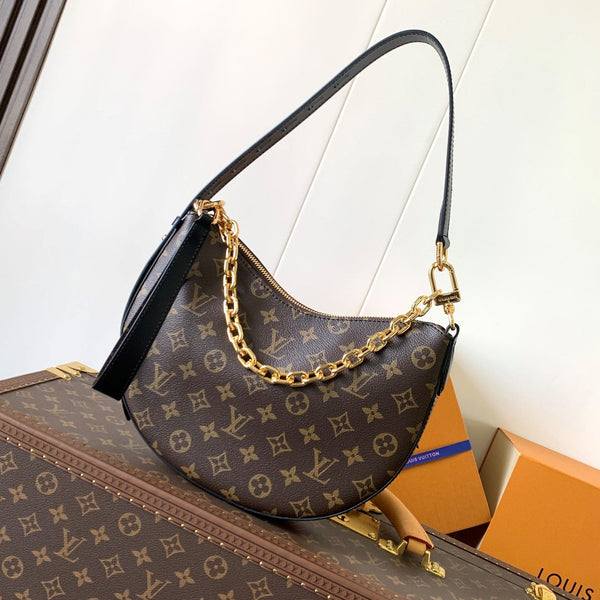 LV Cookie BB Bag 28.5cm Brown Monogram Canvas & Cowhide GHW