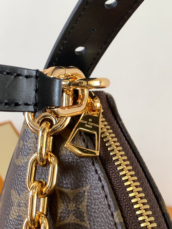 LV Cookie BB Bag 28.5cm Brown Monogram Canvas & Cowhide GHW