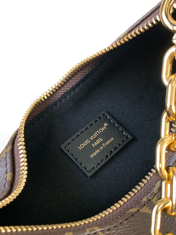 LV Cookie BB Bag 28.5cm Brown Monogram Canvas & Cowhide GHW