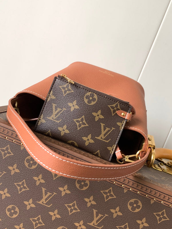 LV Low Key All In BB 16cm Brown Cowhide GHW