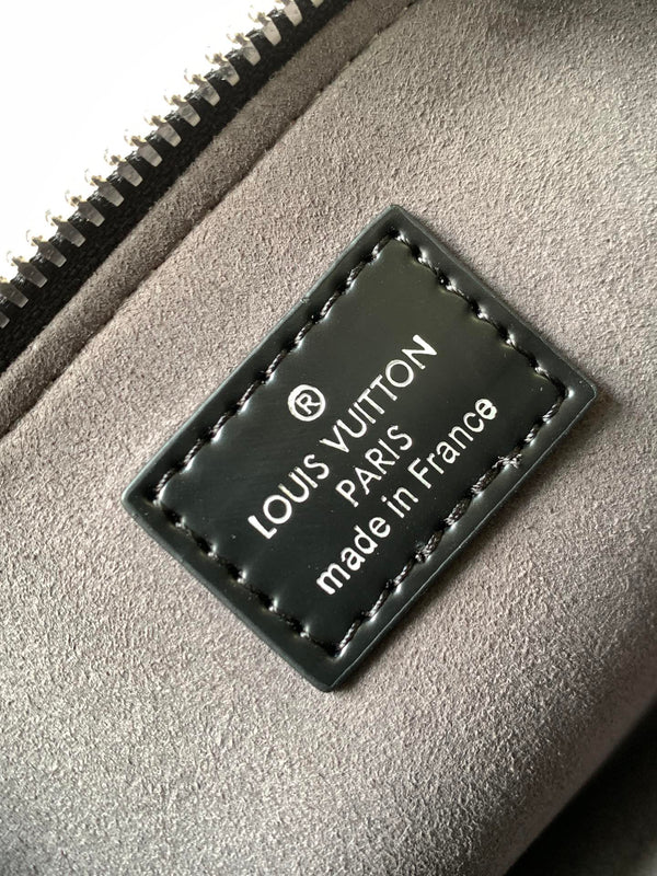 LV Alma BB Handbag 18cm Black Epi Cowhide Metal HW