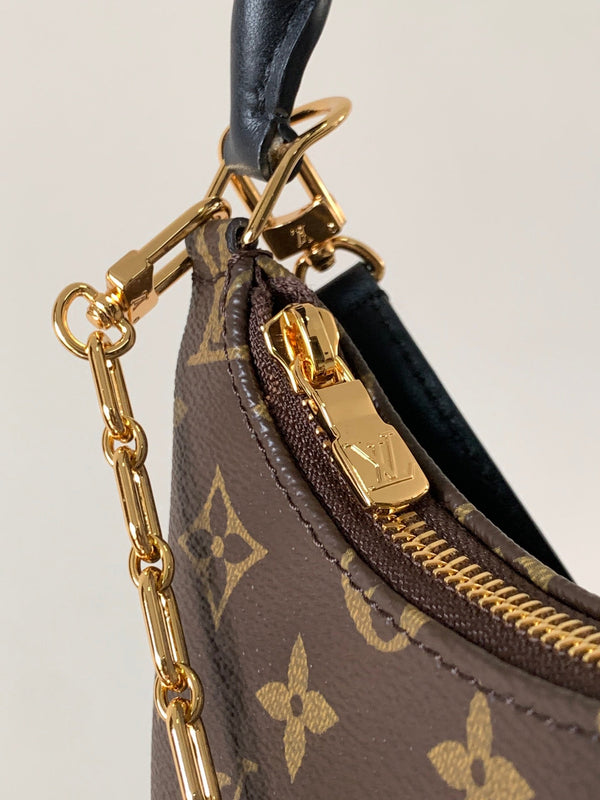 LV Catchy PM 24cm Brown Monogram Canvas & Cowhide