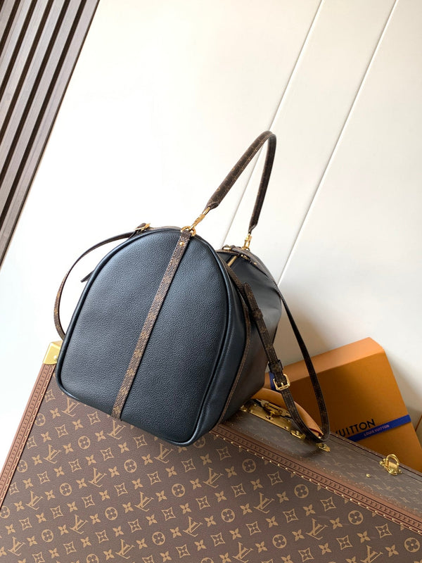LV M26037 Express Travel 45cm Black Cowhide GHW