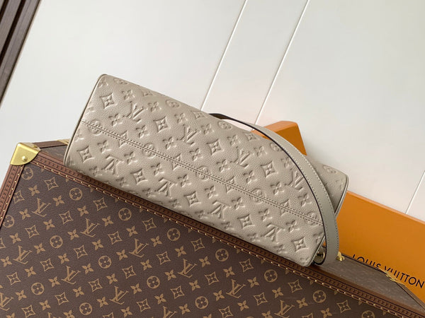 LV City Avenue PM 38.5cm Apricot Monogram Embossed Shadow Cowhide