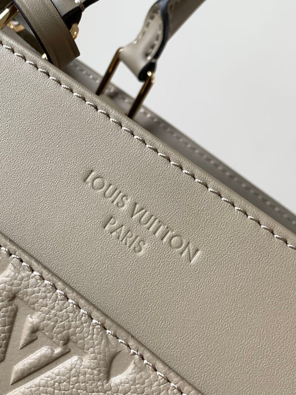 LV City Avenue PM 30cm Apricot Monogram Embossed Shadow Cowhide