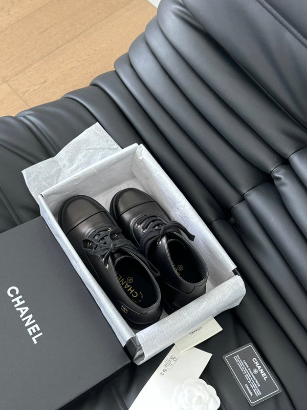 CC Ankle Boots Black Calfskin 937062