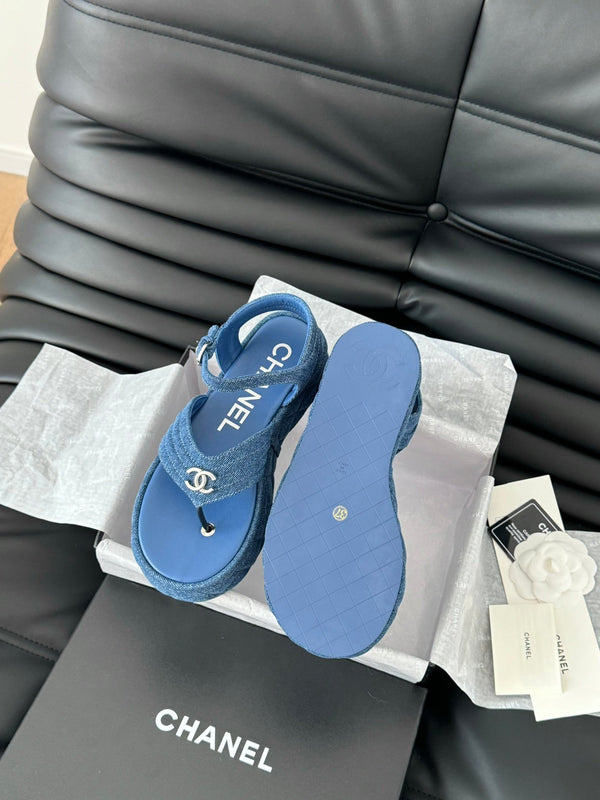 CC 25S Slingback Sandal Blue Denim